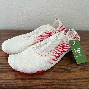 HIKE Footwear Lorax Pro Barefoot Shoes Red White Size EU 40 NWT